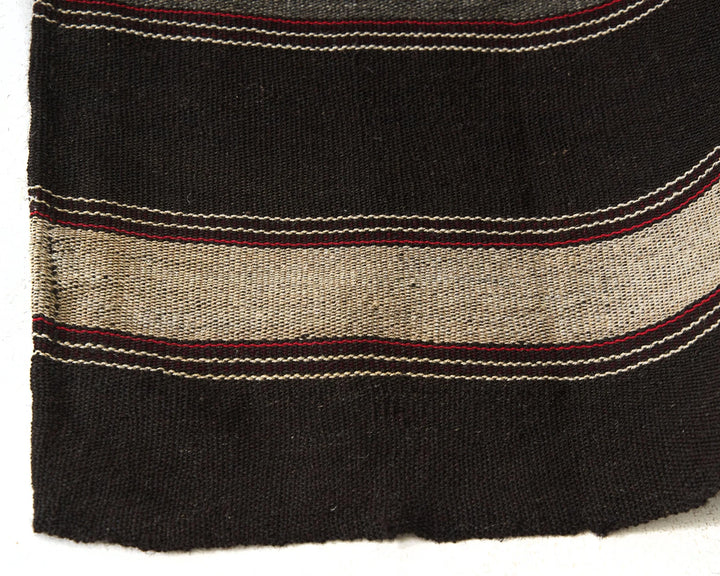 Brown Turkish Kilim Rug 5' 4" x 7' 5" Flat-Weave | No. VR80302