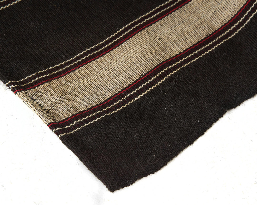 Brown Turkish Kilim Rug 5' 4" x 7' 5" Flat-Weave | No. VR80302