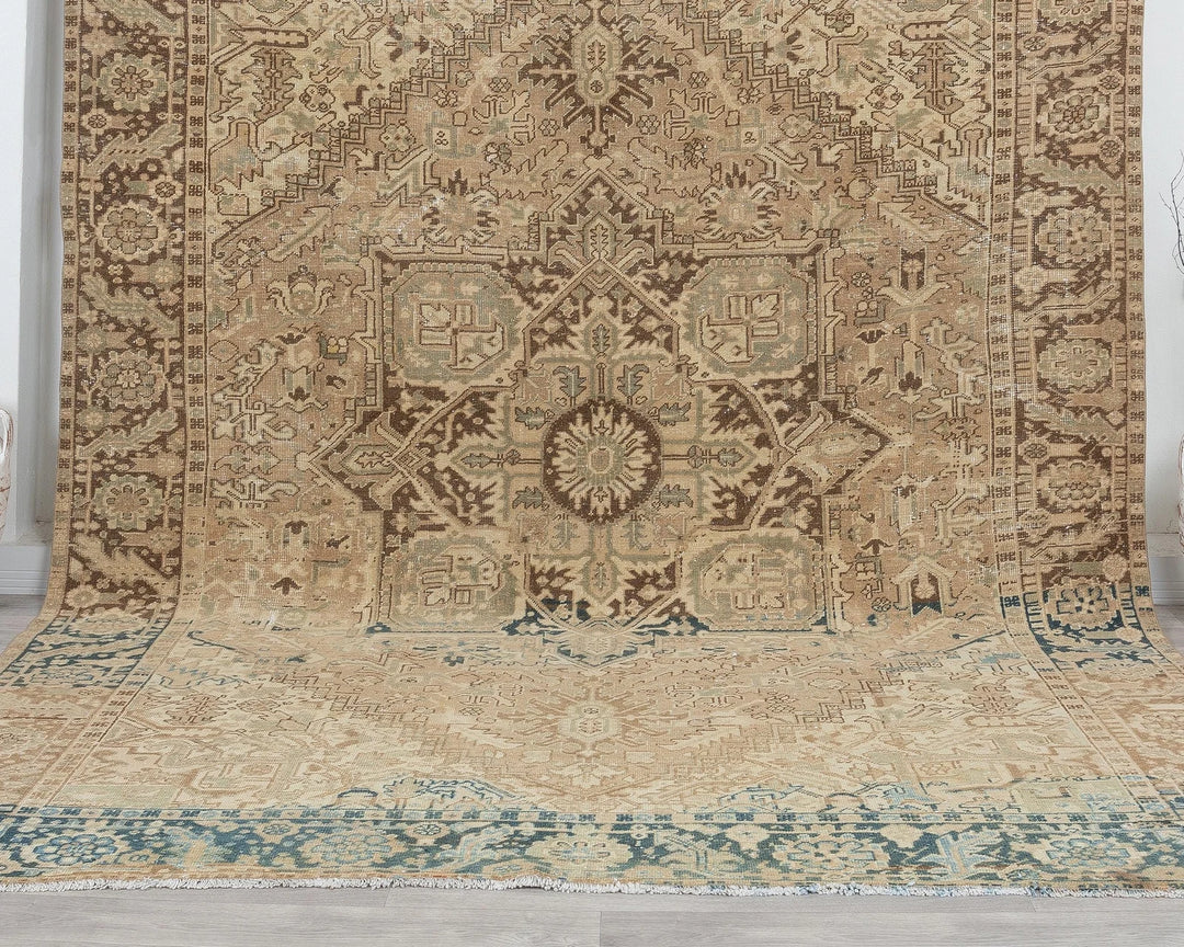 Multicolor Turkish Oushak Rug 8' 6" x 10' 6" Hand-Knotted view