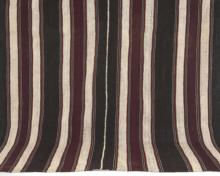Brown Turkish Kilim Rug 5' 1" x 8' Flat-Weave | No. VR80665