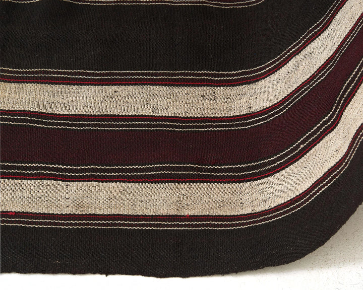 Brown Turkish Kilim Rug 5' 1" x 8' Flat-Weave | No. VR80665