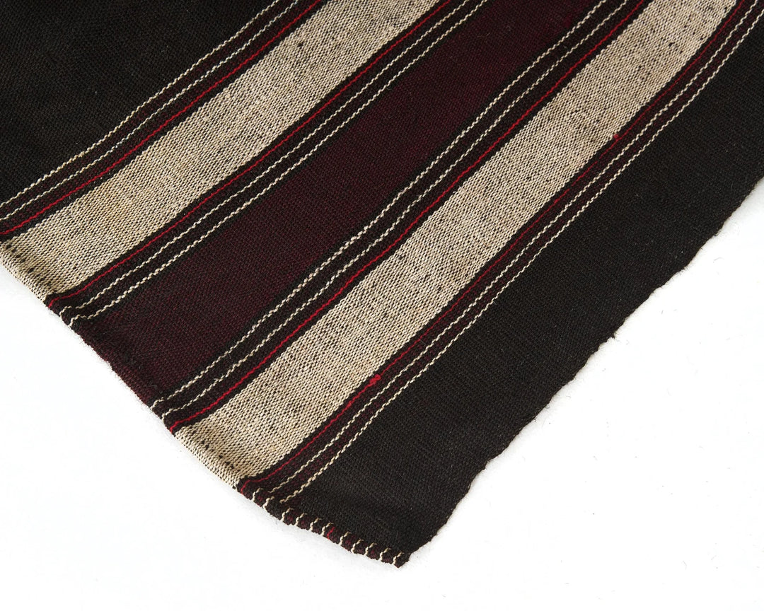 Brown Turkish Kilim Rug 5' 1" x 8' Flat-Weave | No. VR80665