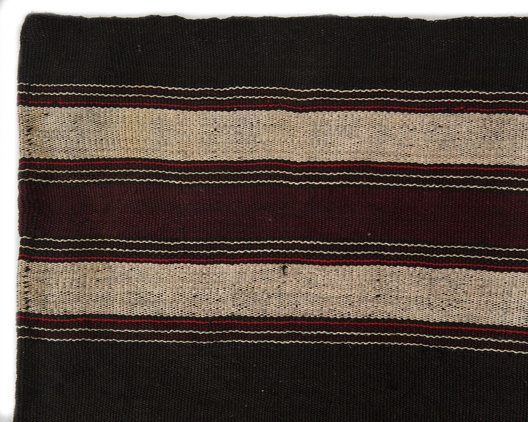 Brown Turkish Kilim Rug 5' 1" x 8' Flat-Weave | No. VR80665