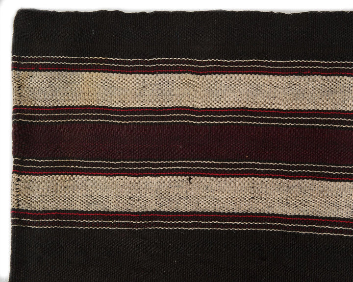 Brown Turkish Kilim Rug 5' 1" x 8' Flat-Weave | No. VR80665