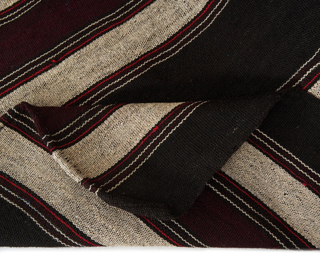 Brown Turkish Kilim Rug 5' 1" x 8' Flat-Weave | No. VR80665