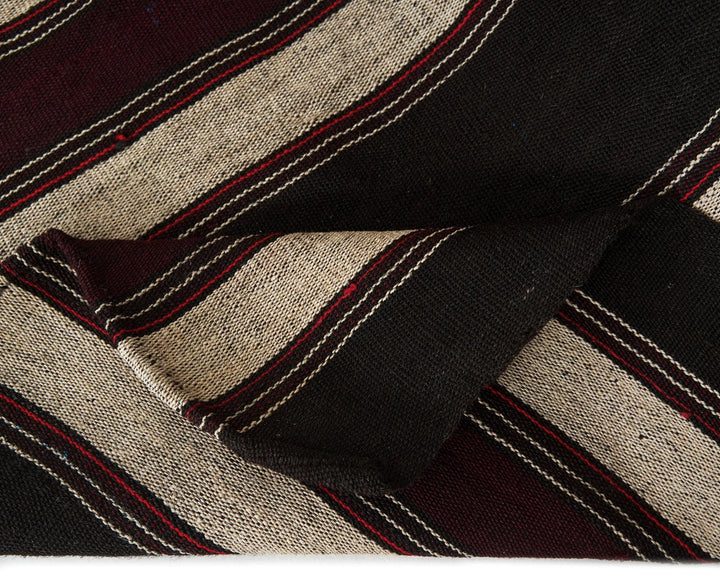 Brown Turkish Kilim Rug 5' 1" x 8' Flat-Weave | No. VR80665