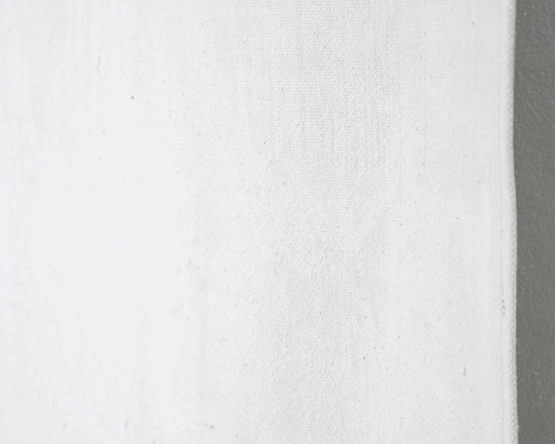 White Turkish Kilim Rug 4' 7" x 7' 4" Flat-Weave | No. VR80698