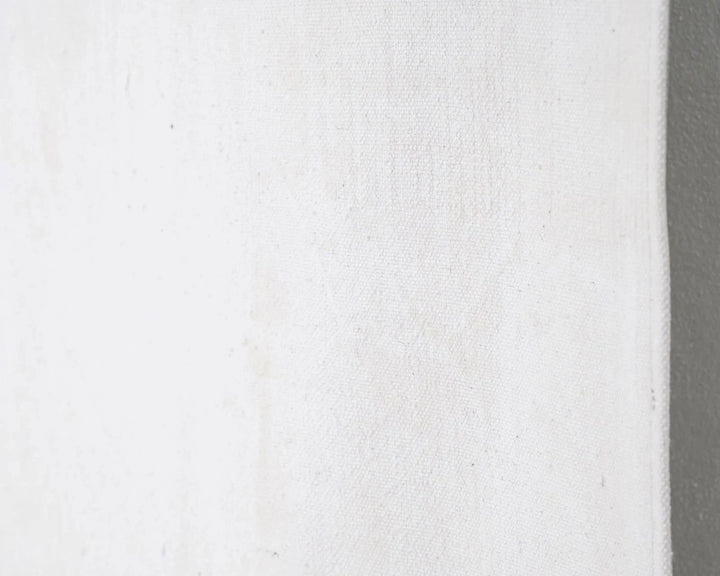 White Turkish Kilim Rug 4' 7" x 7' 4" Flat-Weave | No. VR80698