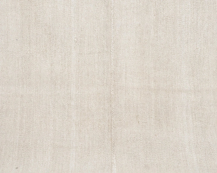 White Turkish Kilim Rug 5' x 9' 1" Flat-Weave | No. VR80910
