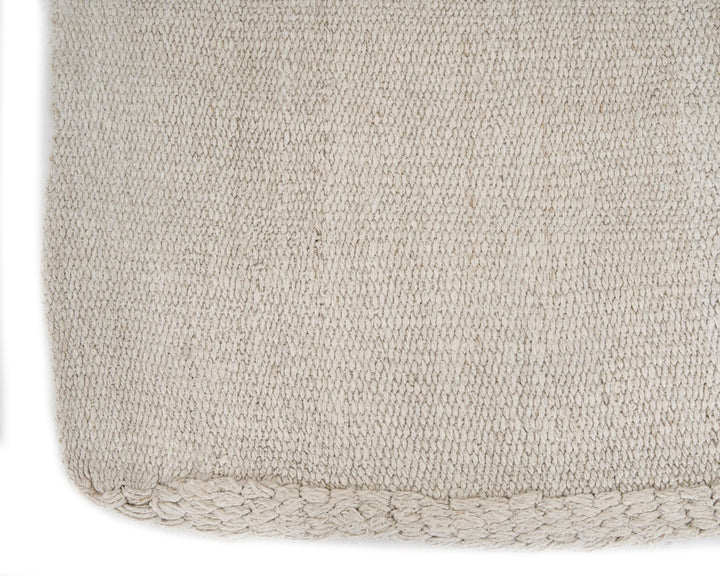 White Turkish Kilim Rug 5' x 9' 1" Flat-Weave | No. VR80910