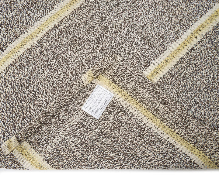 Gray Turkish Kilim Rug 6'7" x 7'1" Flat-Weave | No. VR80939