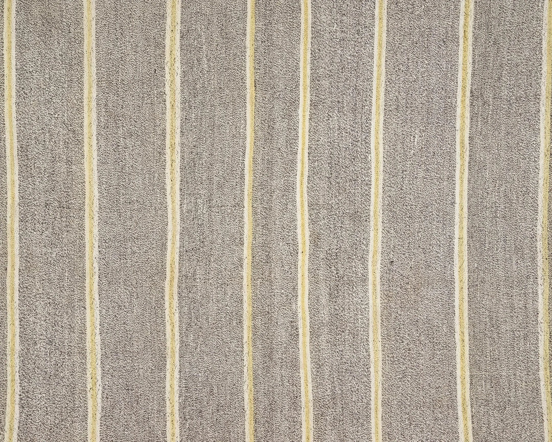 Gray Turkish Kilim Rug 6'7" x 7'1" Flat-Weave | No. VR80939