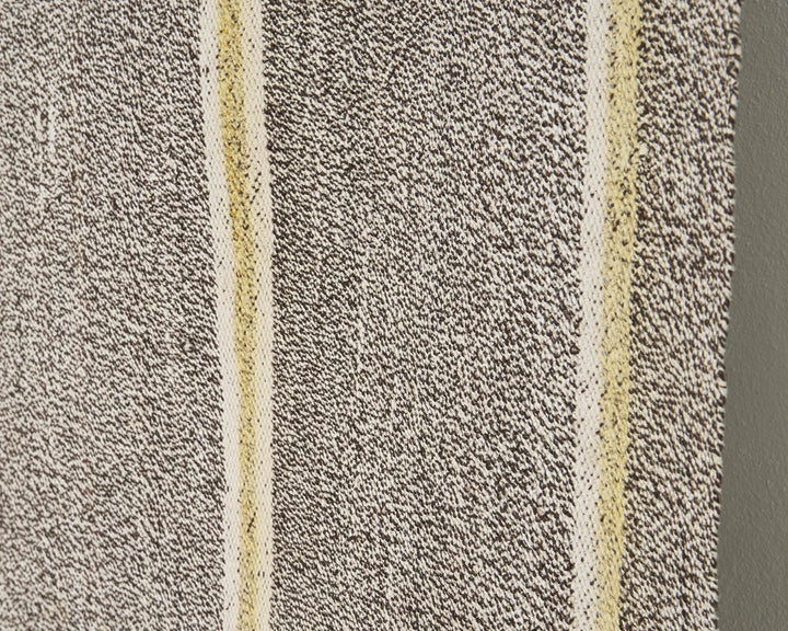Gray Turkish Kilim Rug 6'7" x 7'1" Flat-Weave | No. VR80939