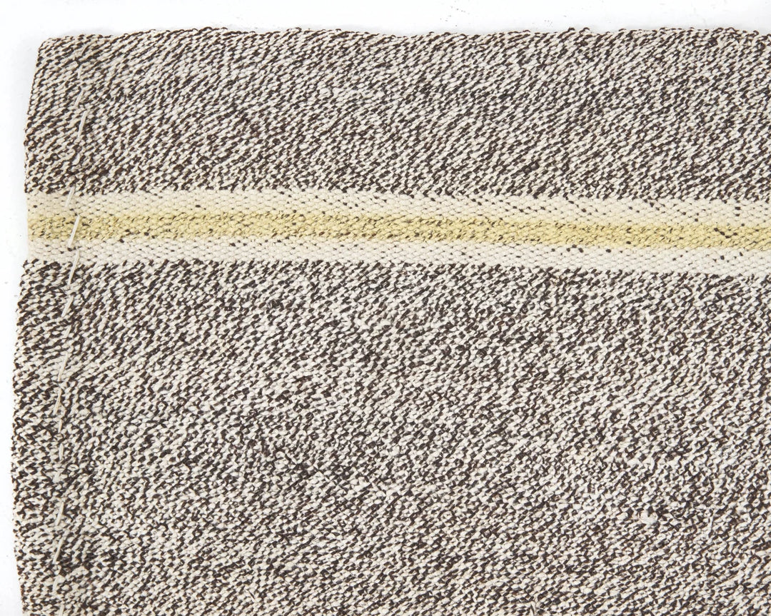 Gray Turkish Kilim Rug 6'7" x 7'1" Flat-Weave | No. VR80939