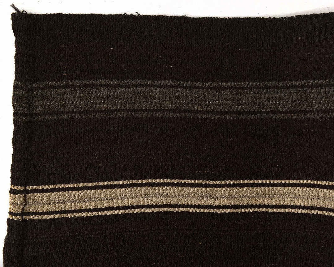 Brown Turkish Kilim Rug 8' 2" x 5' 2" Flat-Weave | No. VR81286