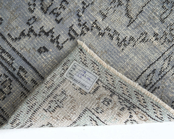 Gray Turkish Oushak Rug 8'11" x 5'2" Hand-Knotted | No. VR81347