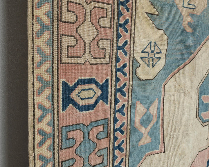 Multicolor Turkish Oushak Rug 6'2" x 8'7" Hand-Knotted | No. VR81445