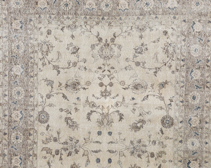 Multicolor Turkish Oushak Rug 7' 3" x 10' 6" Hand-Knotted | No. VR81702