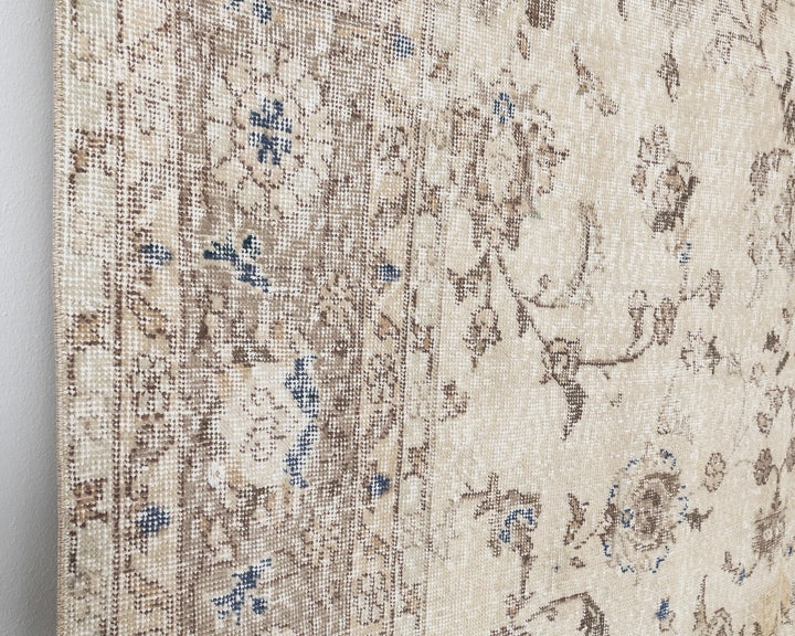 Multicolor Turkish Oushak Rug 7' 3" x 10' 6" Hand-Knotted | No. VR81702