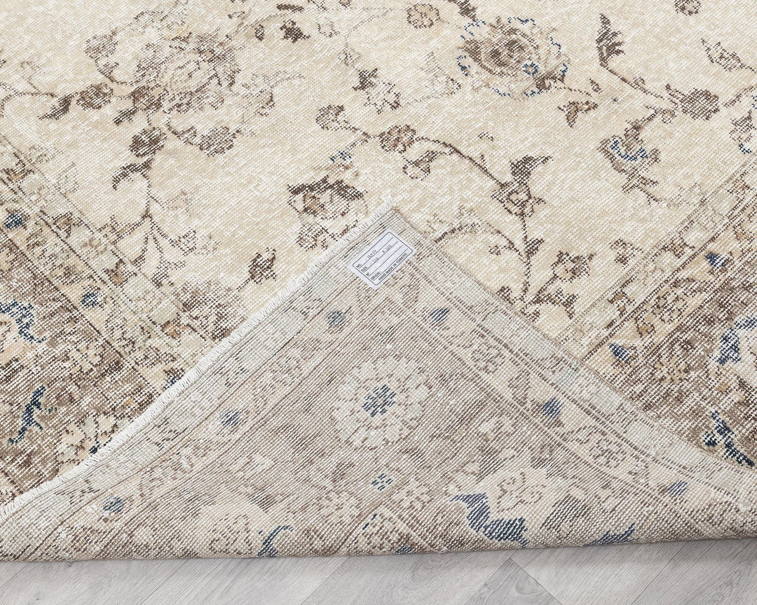 Multicolor Turkish Oushak Rug 7' 3" x 10' 6" Hand-Knotted | No. VR81702