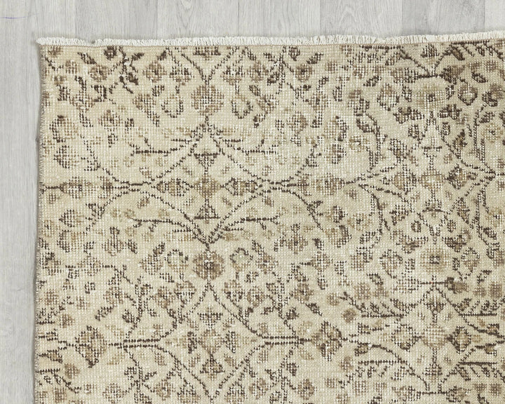 Multicolor Turkish Oushak Rug 3' 10" x 7' 4" Hand-Knotted | No. VR81802