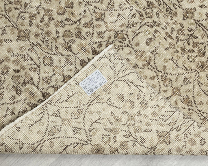 Multicolor Turkish Oushak Rug 3' 10" x 7' 4" Hand-Knotted | No. VR81802