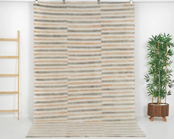 Multicolor Turkish Kilim Rug 5'5" x 8'10" Flat-Weave | No. VR82150