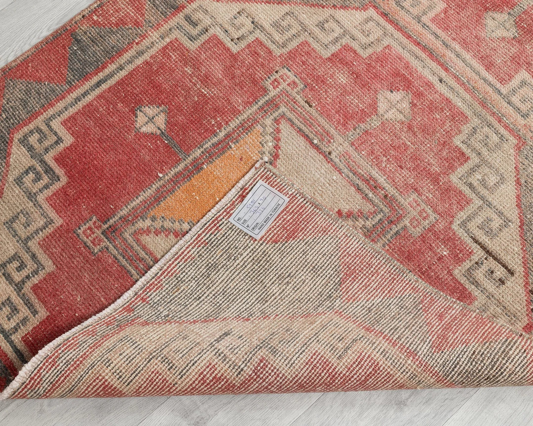 Multicolor Turkish Oushak Rug 2'11" x 11'11" Hand-Knotted | No. VR82184