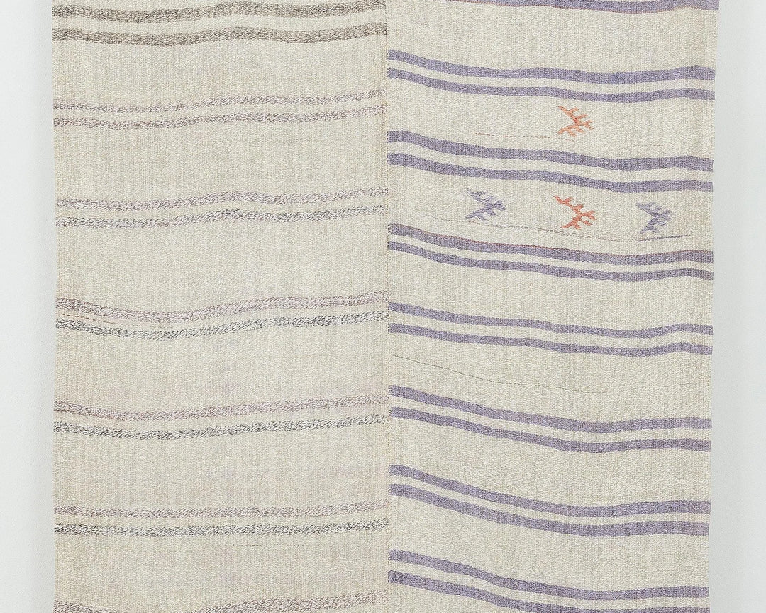 Multicolor Turkish Kilim Rug 4' 9" x 8' 5" Flat-Weave | No. VR82452