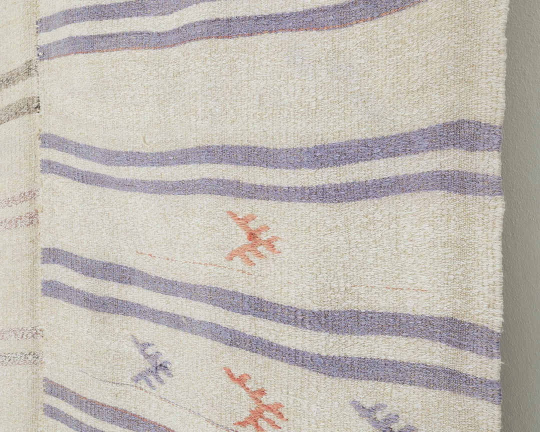 Multicolor Turkish Kilim Rug 4' 9" x 8' 5" Flat-Weave | No. VR82452
