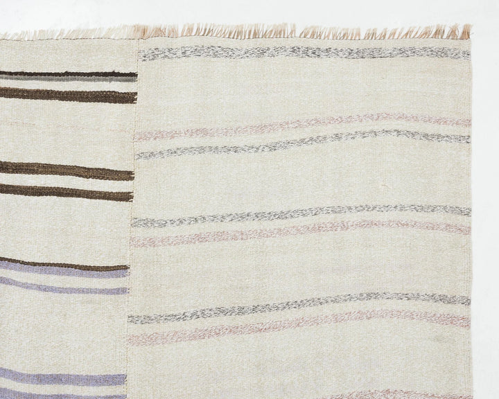 Multicolor Turkish Kilim Rug 4' 9" x 8' 5" Flat-Weave | No. VR82452