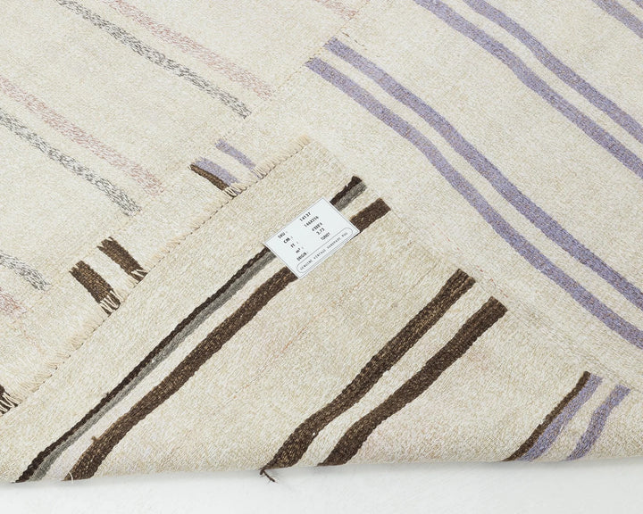 Multicolor Turkish Kilim Rug 4' 9" x 8' 5" Flat-Weave | No. VR82452