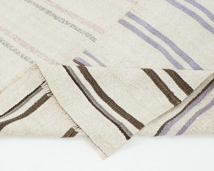 Multicolor Turkish Kilim Rug 4' 9" x 8' 5" Flat-Weave | No. VR82452