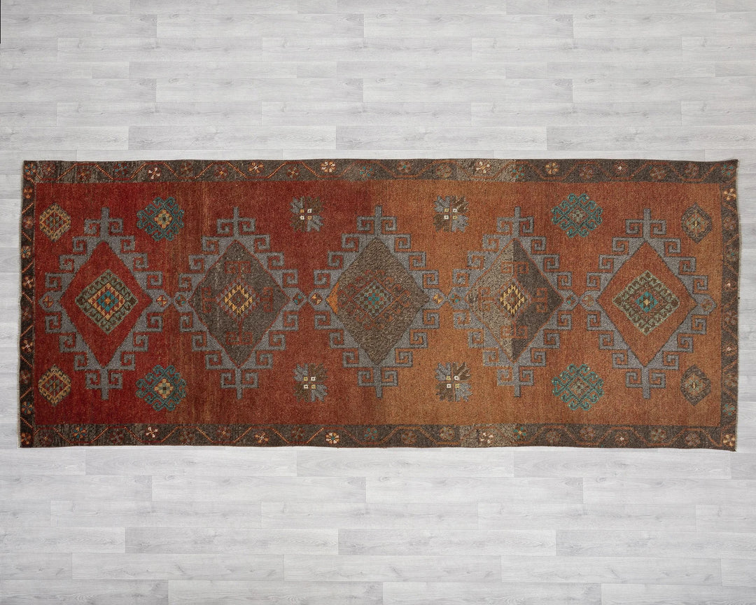 Multicolor Turkish Oushak Rug 5' x 11' Hand-Knotted view 9