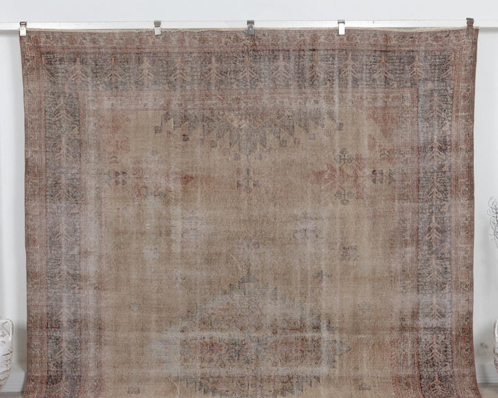 Multicolor Turkish Oushak Rug 8' 6" x 11' 2" Hand-Knotted | No. VR82687