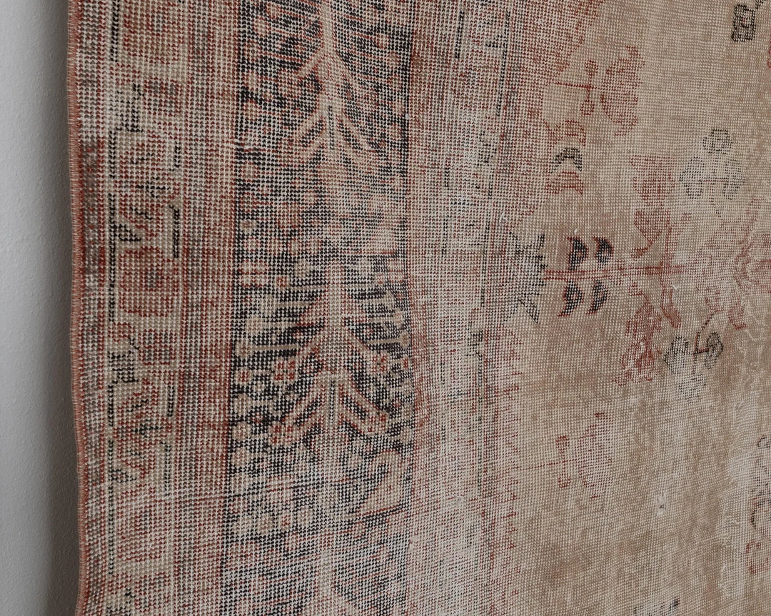 Multicolor Turkish Oushak Rug 8' 6" x 11' 2" Hand-Knotted | No. VR82687