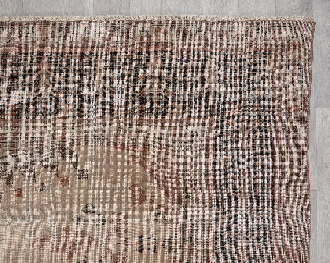 Multicolor Turkish Oushak Rug 8' 6" x 11' 2" Hand-Knotted | No. VR82687