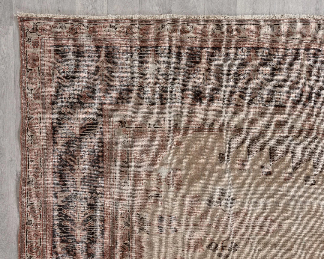 Multicolor Turkish Oushak Rug 8' 6" x 11' 2" Hand-Knotted | No. VR82687