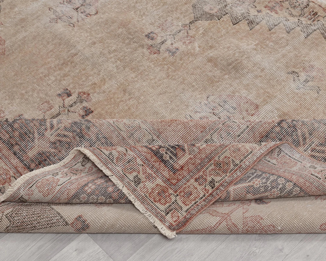Multicolor Turkish Oushak Rug 8' 6" x 11' 2" Hand-Knotted | No. VR82687