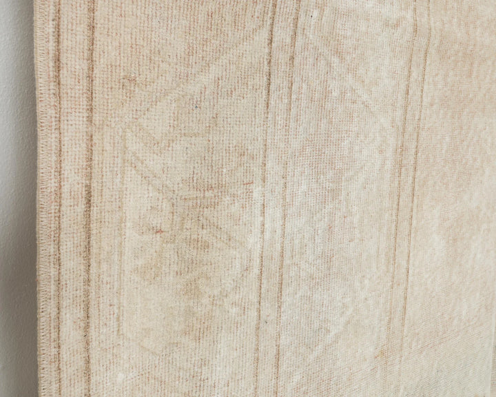 Beige Turkish Oushak Rug 7' 9" x 5' Hand-Knotted | No. VR82764