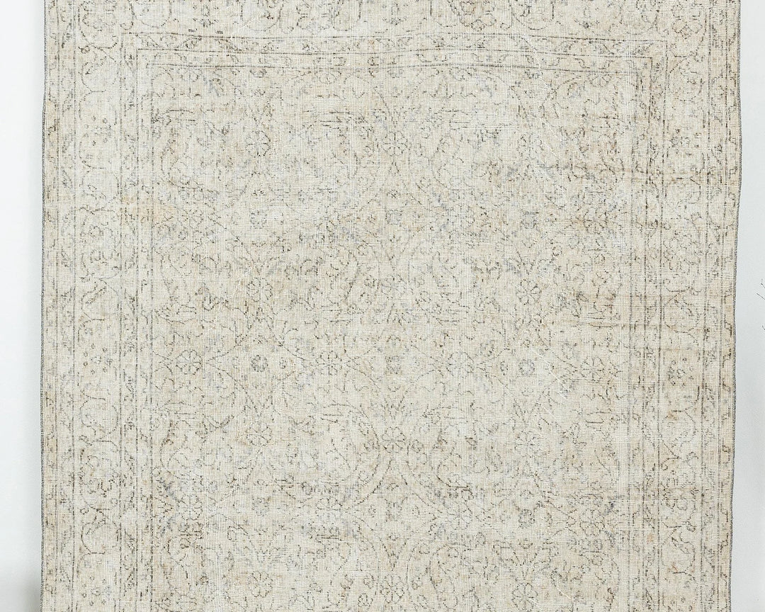 Multicolor Turkish Oushak Rug 6' 5" x 10' Hand-Knotted view