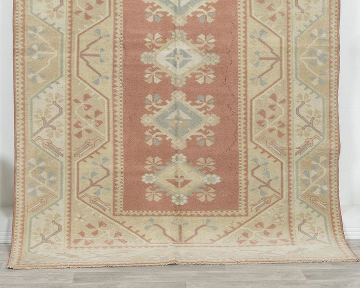 Multicolor Turkish Oushak Rug 5' 3" x 7' 7" Hand-Knotted | No. VR82788