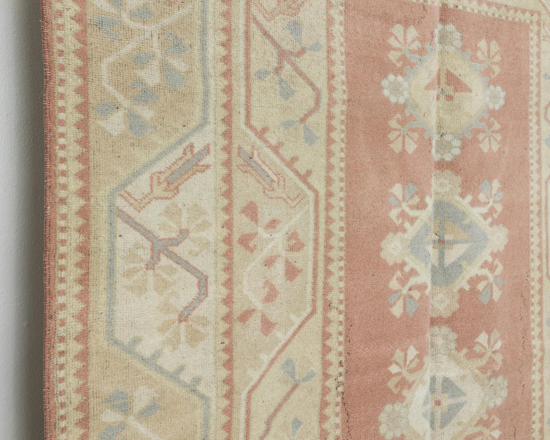 Multicolor Turkish Oushak Rug 5' 3" x 7' 7" Hand-Knotted | No. VR82788