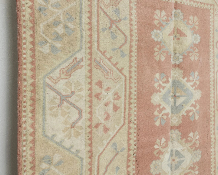 Multicolor Turkish Oushak Rug 5' 3" x 7' 7" Hand-Knotted | No. VR82788