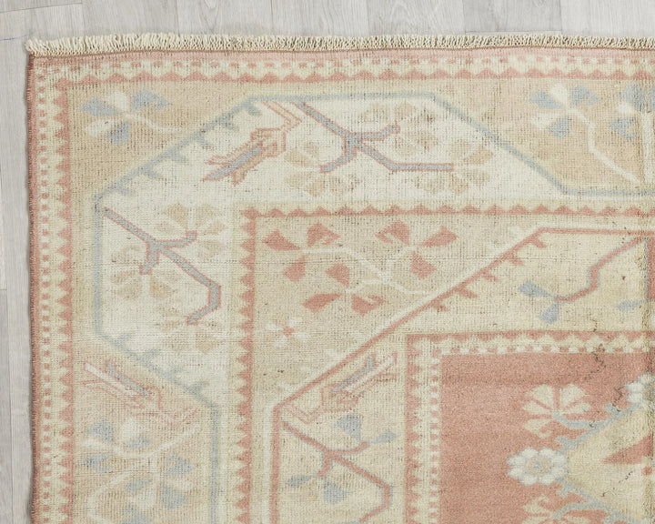 Multicolor Turkish Oushak Rug 5' 3" x 7' 7" Hand-Knotted | No. VR82788