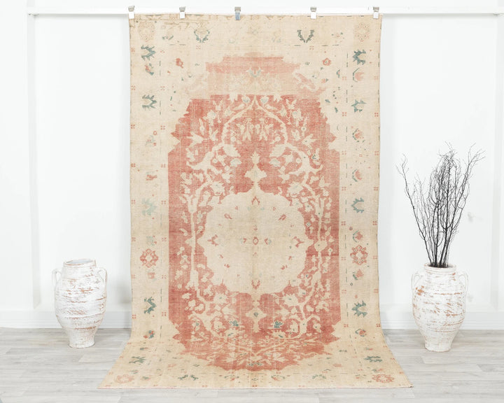 Pastel Oushak Rug 5' 3" x 9' 6" | No. VR82863