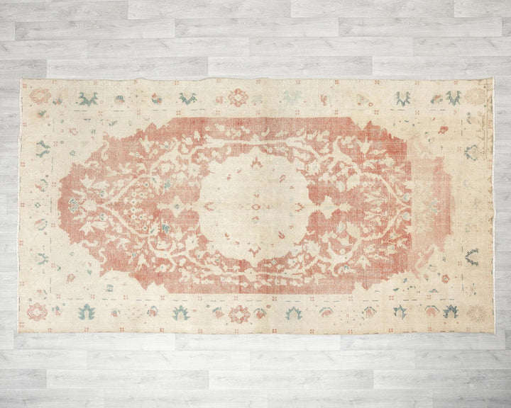 Pastel Oushak Rug 5' 3" x 9' 6" | No. VR82863