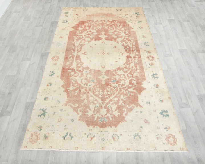 Pastel Oushak Rug 5' 3" x 9' 6" | No. VR82863