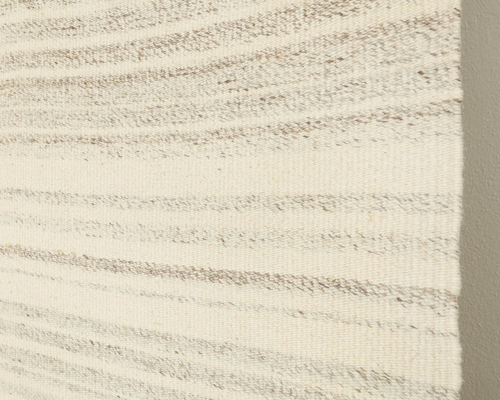 Beige Turkish Kilim Rug 9' 6" x 12' 10" Flat-Weave | No. VR82913