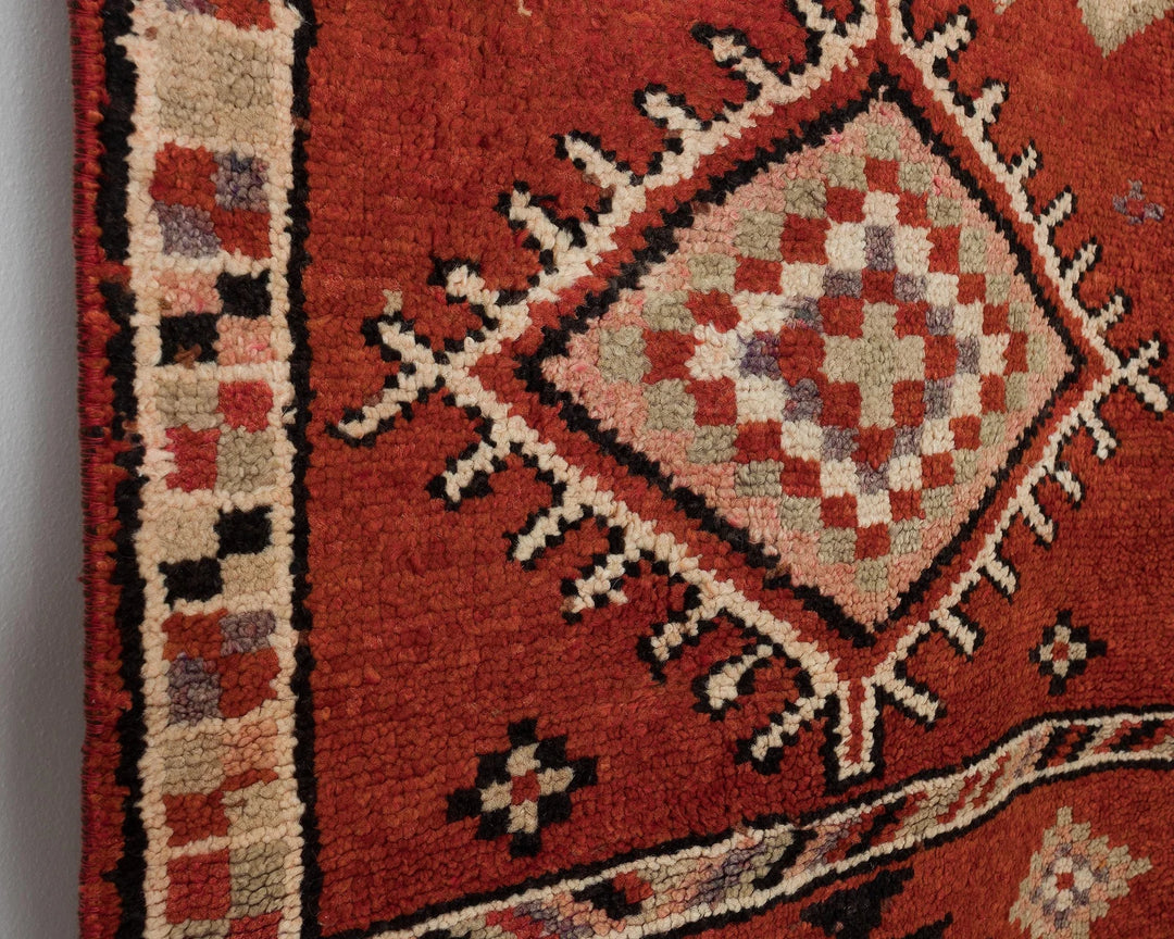 Multicolor Turkish Oushak Rug 11' 10" x 2' 7" Hand-Knotted | No. VR82923